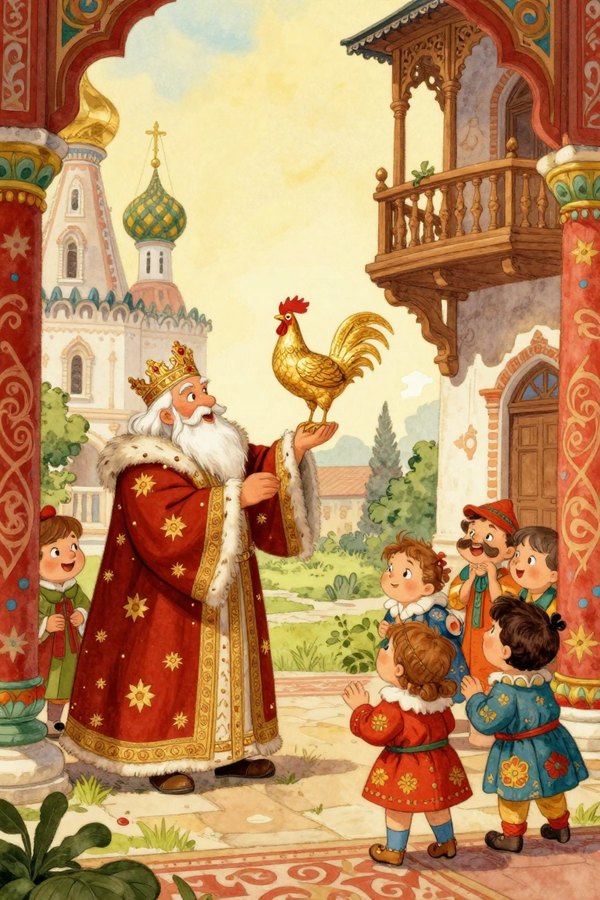 Обложка: Сказка о золотом петушке